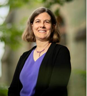 Photo of woman (Karen Detlefsen) outside 